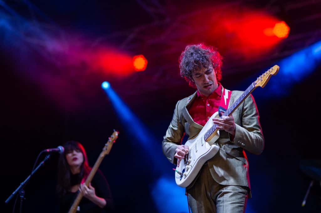 Albert Hammond Jr. on stage