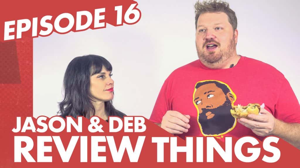 Jason and Deb Review things, chicken sandwich