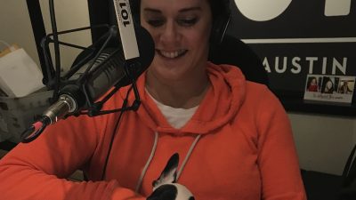 Deb and Alfie In The Studio