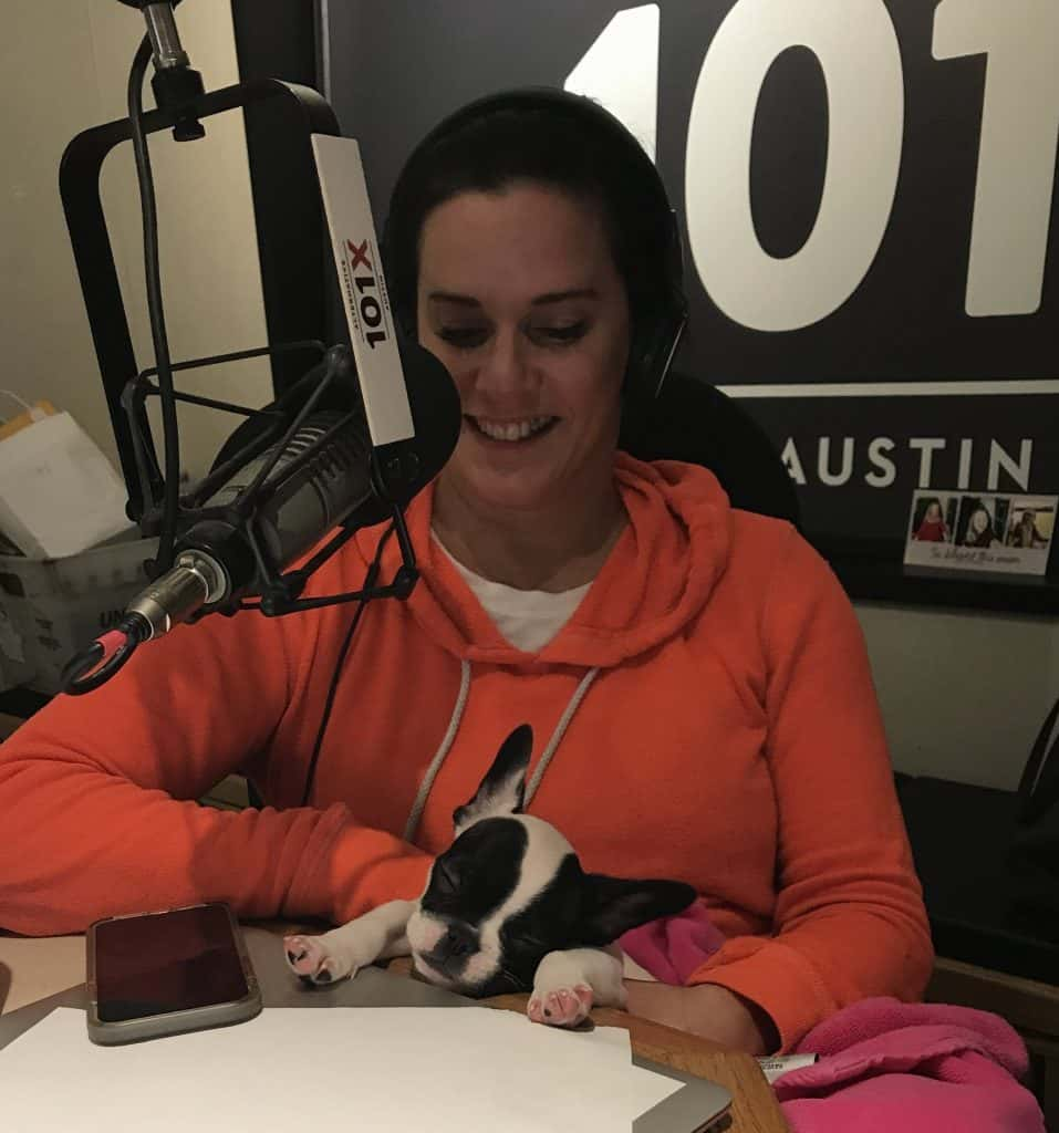 Deb and Alfie In The Studio