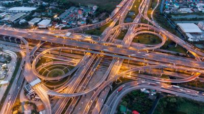 Photo of complicated highway.