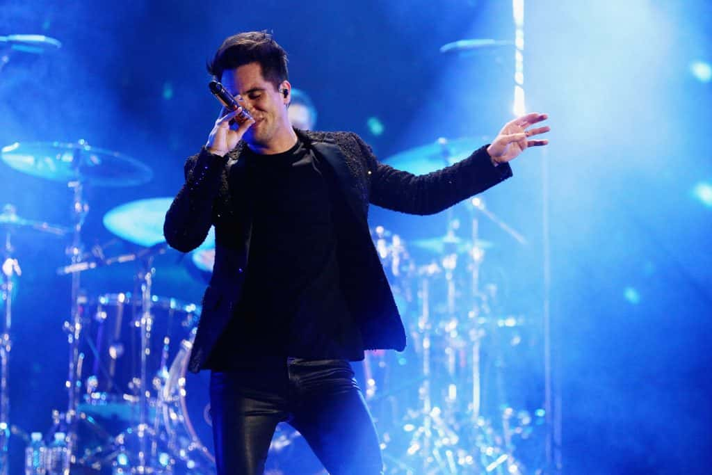 Brendon Urie on stage