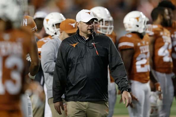 Head coach Tom Herman of the Texas Longhorns