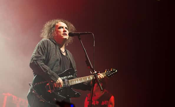 Robert Smith on stage