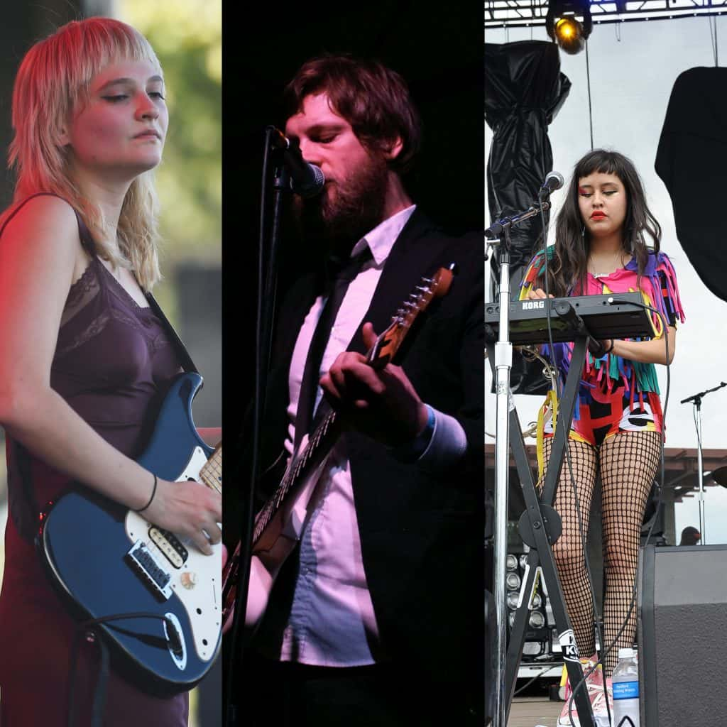 Clementine Creevy from Cherry Glazerr, Taylor Muse from Quiet Company, Zahira Gutierrez from Wild Moccasins