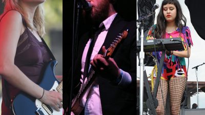 Clementine Creevy from Cherry Glazerr, Taylor Muse from Quiet Company, Zahira Gutierrez from Wild Moccasins