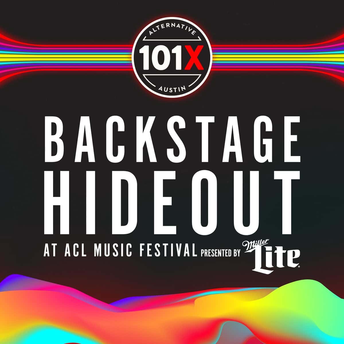 101X Backstage Hideout during ACL Fest Weekend Two KROX Austin, TX