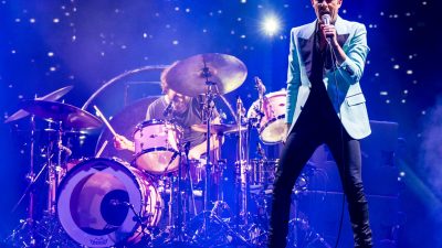 Brandon Flowers on stage