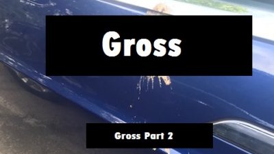 Jason car with gross on the side.