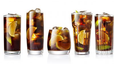 Photo of different versions of teas.