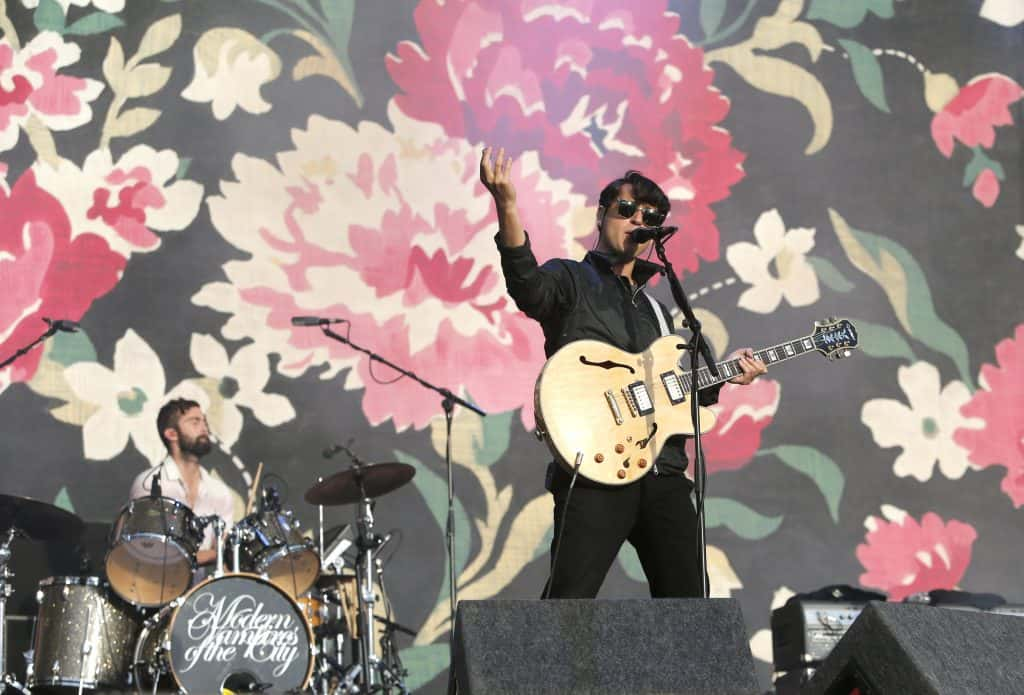 This is Vampire Weekend Performing in 2014 at Reading Festival