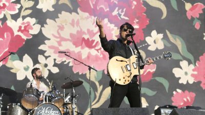 This is Vampire Weekend Performing in 2014 at Reading Festival