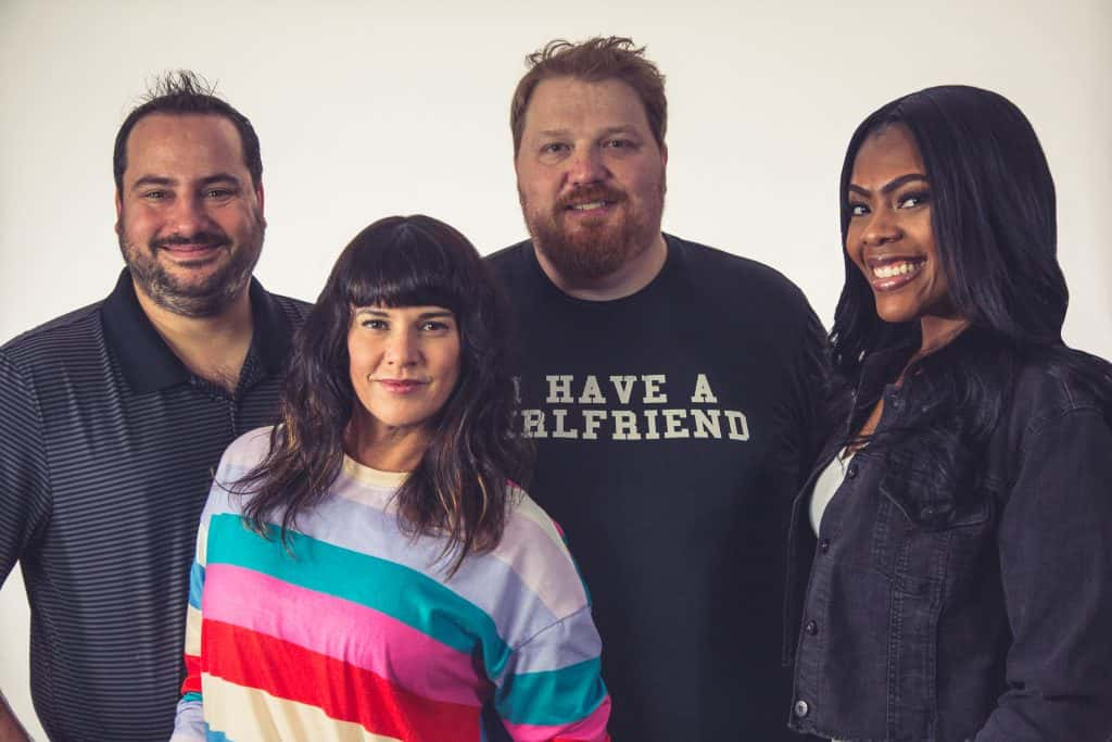 Producer Nick, Jason, Deb and Imari