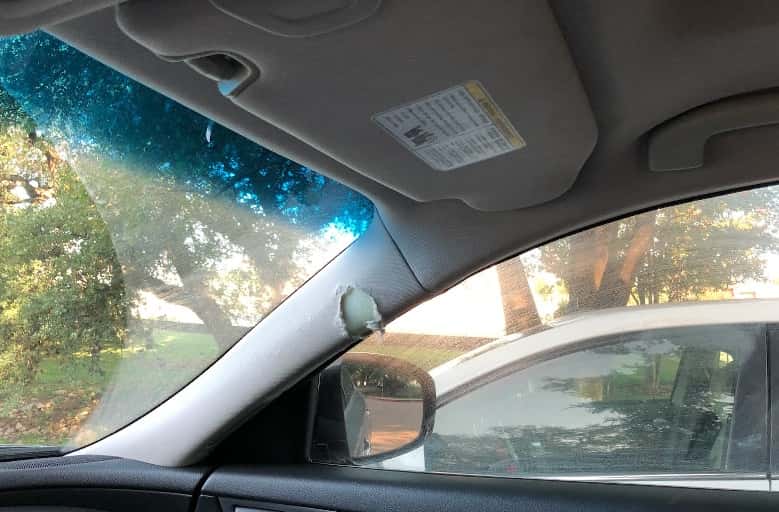 Image of Deb's dirty windshield