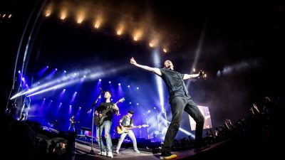 Chester Bennington performing in concert for the iDays Festival 2017 at the Autodromo Nazionale di Monza. Monza, Italy
