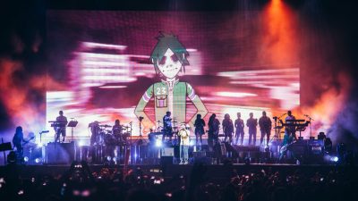 Damon Albarn of Gorillaz performs on stage on day 2 of Sziget Festival 2018 on August 9, 2018 in Budapest, Hungary.