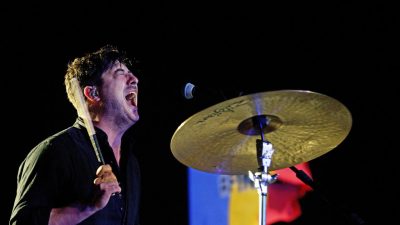 Marcus Mumford of Mumford and Sons performs AT sZIGET FESTIVAL on August 11, 2018 in Budapest, Hungary.