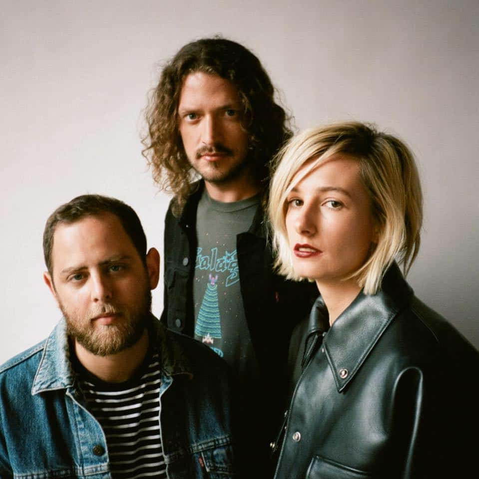 members of Slothrust, Leah Wellbaum, Kyle Bann, and Will Gorin