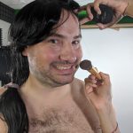 Behind-the-scenes of Nick Does Disney: Producer Nick wore a special costume while singing classic Disney Songs