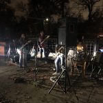 Rockin: Band playing in Deb