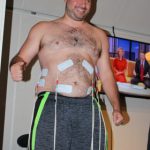 Nick and Jason Get Zapped: Nick, producer of the Jason and Deb show, is getting zapped by Neufit in the 101X Studio