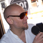 Toby Borrows Fancy Artist Sunglasses