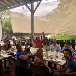 Birthday Brunch : Deb and her friends at her birthday brunch. 