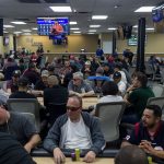 Beat The Dick Poker Tournament : a packed house as The Lodge Card Club.