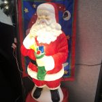 Welcoming Santa : Emmis Austin Radio Holiday Christmas Party. 