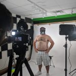 Behind-the-scenes of Nick Does Disney: Producer Nick wore a special costume while singing classic Disney Songs