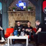 The 101X Day Party during SXSW-Day 1: From left to right: Toby Ryan, Tim Palmer, Matt Noveskey, and Dwight Baker