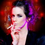 #TBTwJnD Bad John Paul Photo Shoot : Deb Smoking a cigarette 