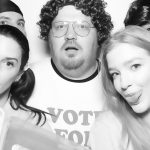 Jason and Deb: Jason, Deb, Nick, and Friends Dressed as characters from "Napoleon Dynamite" at the Flashback Dance 2019