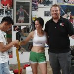 Deb's Boxing Match! : Jason and deb 