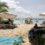 Deb's Vacation To Isla Mujeres: Beach View : Deb's view of the Beach on Isla Mujeres. 