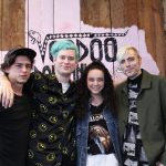 101X-Session with Dreamers: Voodoo posing with a fan