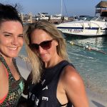 Deb's Vacation To Isla Mujeres: *Not A Selfie : Deb's and her friend on Isla Mujeres. 