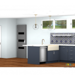 Did Deb Just Out-affluence Jason?: Digital Image of Deb's new kitchen design. 