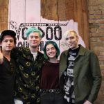 101X-Session with Dreamers: Dreamers posing with a fan who attended the 101X Session 