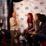Day 2 of 101x Day Parties During SXSW : Starcrawler Talks with Toby and Trevin on the 101x Day Stage at Buffalo Billiards During SXSW