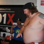 Nick and Jason Get Zapped: Jason Dick, host of the Jason and Deb show, is getting zapped by Neufit in the 101X Studio