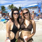 #TBT Bud Light Party Cruise : Deb and former ‘Sorority Intern’ Cassandra at the Bahamas Bud Light Party Cruise from 2009. 