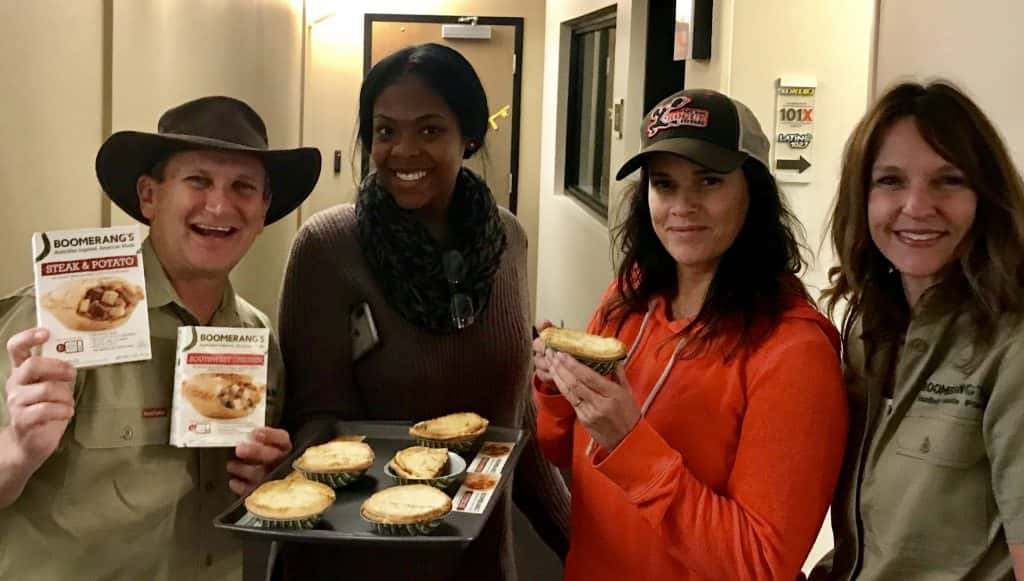 Thank you Boomerang’s Pies! KROX Austin, TX