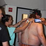 Nick and Jason Get Zapped: Jason Dick, host of the Jason and Deb show, is getting zapped by Neufit in the 101X Studio