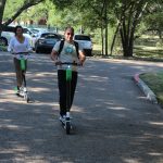 Jason, Deb and Nick Try Out Lime Scooters: Jason hops on a Lime Scooter in the 101X parking lot