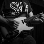 101X Homegrown Live Presents Pennyfest 2019: Black Books Guitarist picture in black and white