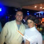 Luke And Leia : Deb and her friend Jesse dressed up as Luke and Leia on the Bud Light Port Paradise Cruise. 