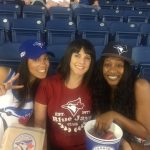 Kara, Deb, and Bev Caught A Blue Jays Game