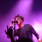 101X Concert Series Featuring YUNGBLUD: Close up of YUNGBLUD singing 