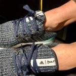 Deb’s New Recycled Shoes  : Deb's new Parley Adidas in the 101X studio. 